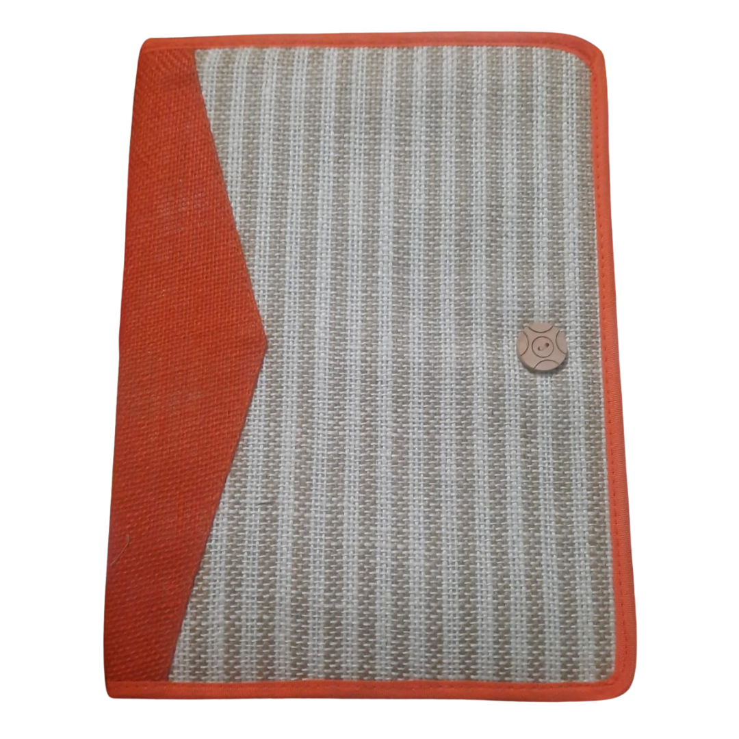 Casual Jute File Folder