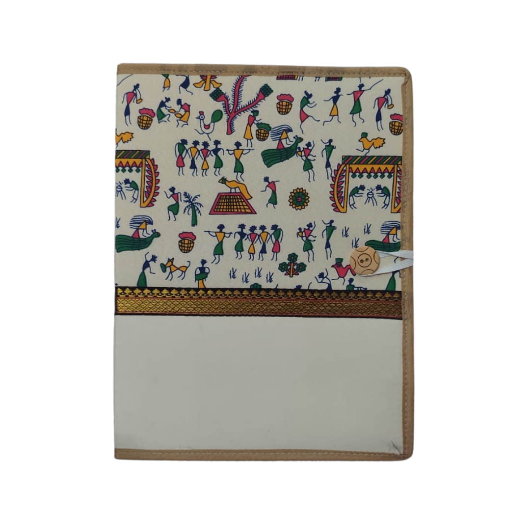 Casual Jute File Folder