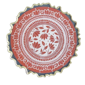 Aipan Art Plate