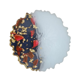 Rasin Plate With Aipan Art