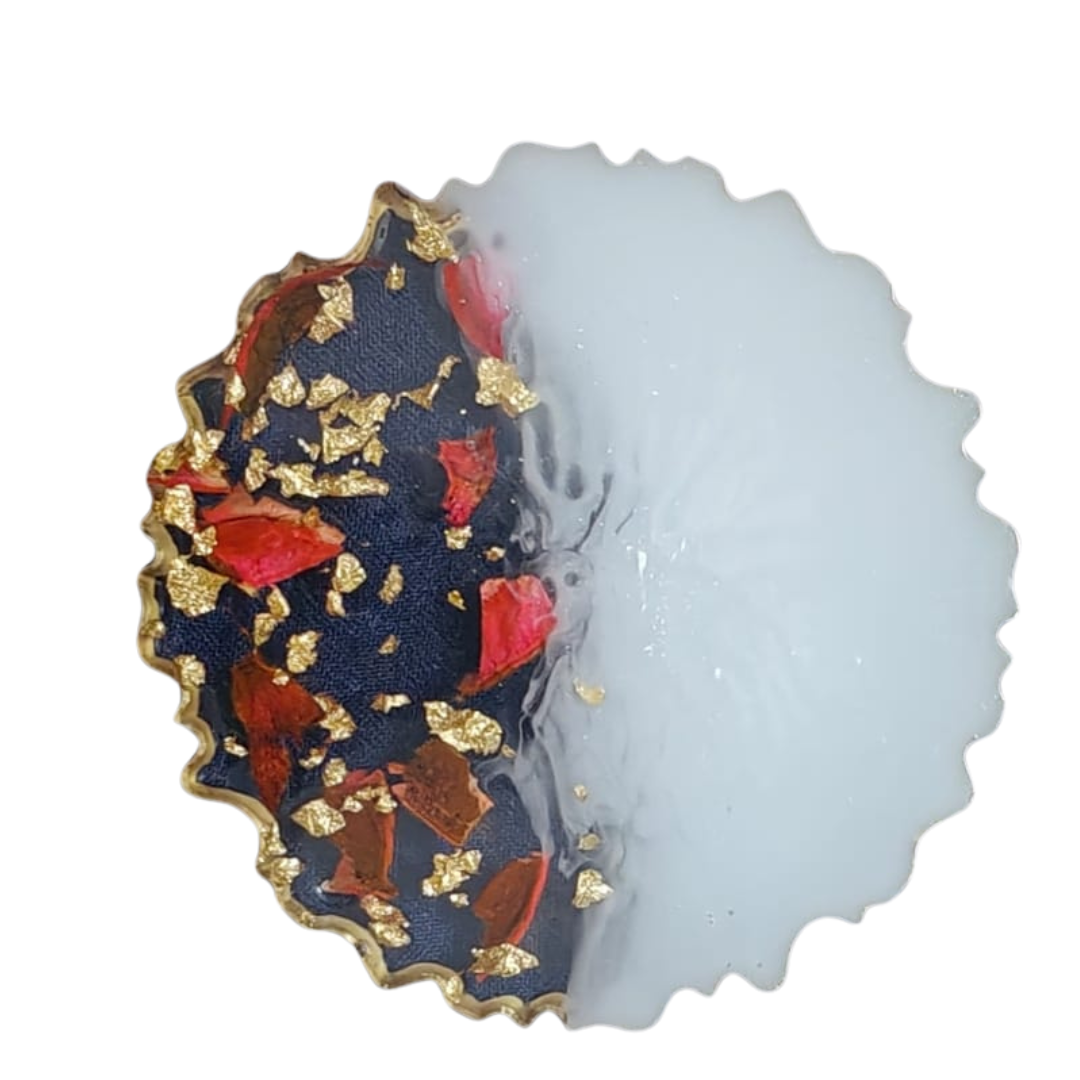 Rasin Plate With Aipan Art