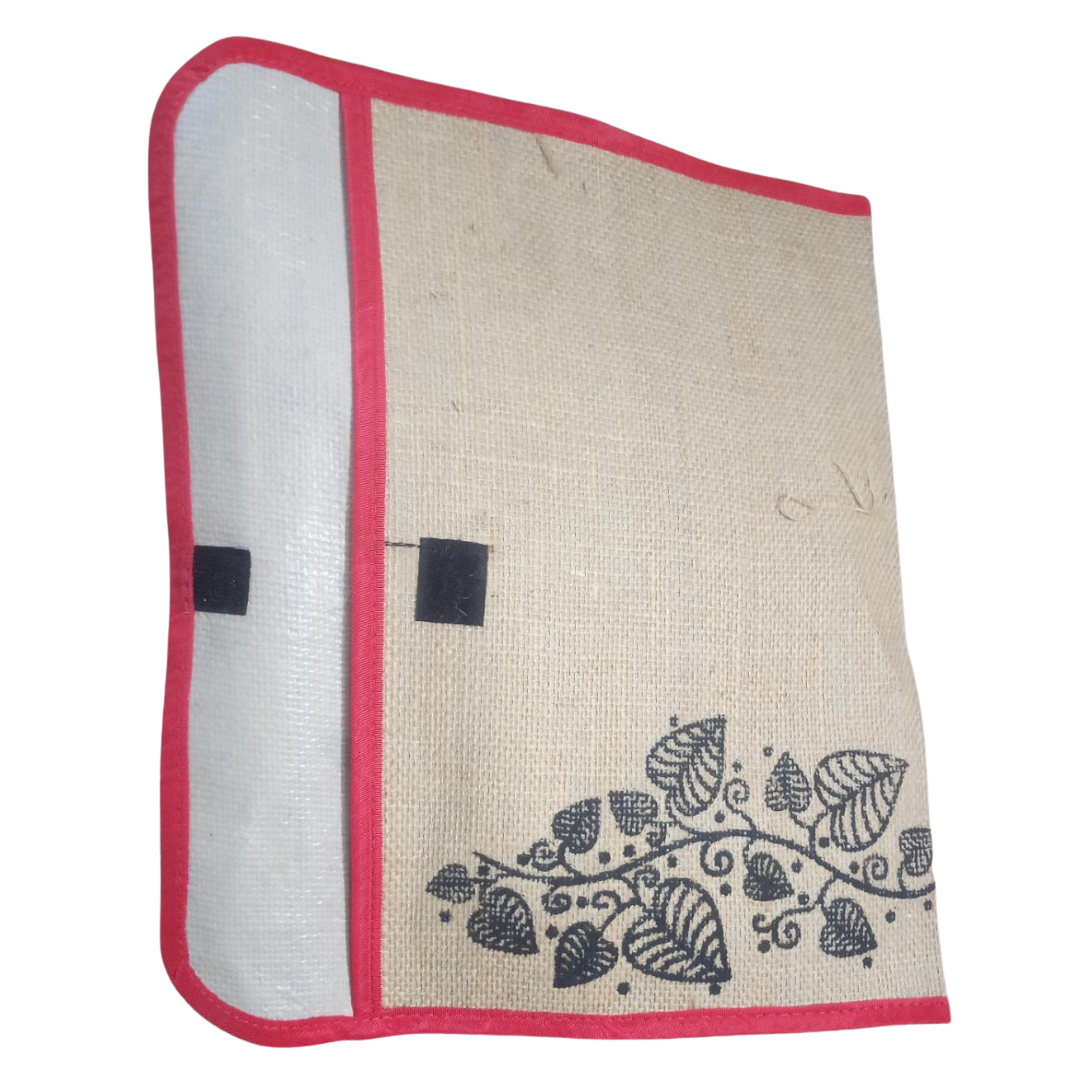 Casual Jute File Folder
