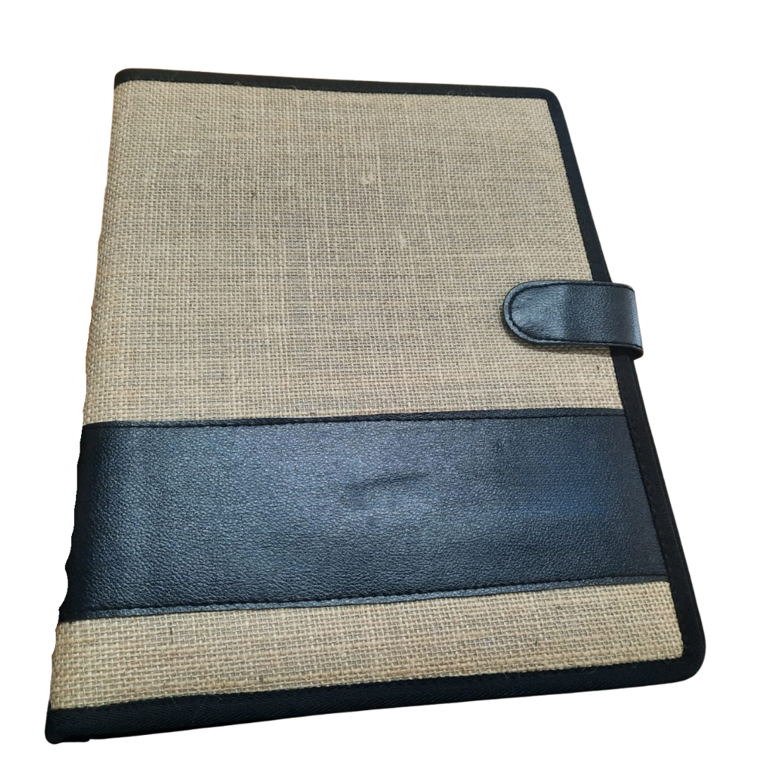 Casual Jute File Folder